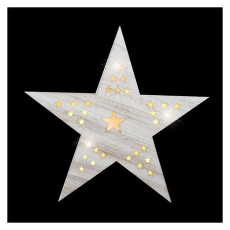 NEW YEAR'S STAR LED10 36x3,5x36cm