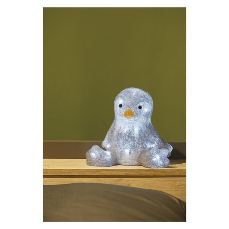 NEW YEAR'S PENGUIN LIGHTS, 3AA, COLD WHITE, 20LED