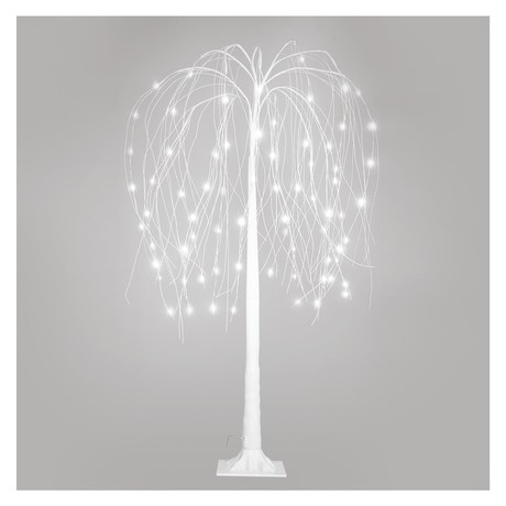 NEW YEAR LIGHTS TREE NANO, 72 LED COOL WHITE 120cm