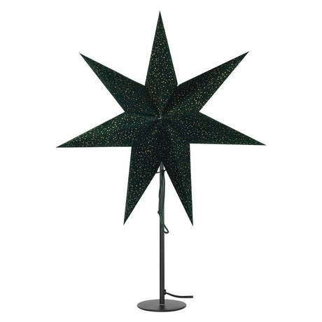 DECORATIVE GREEN LED STAR 4cm