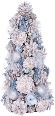 CHRISTMAS TREE CREAMY WHITE 47cm