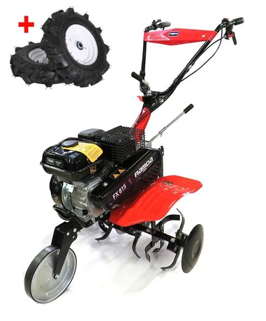 RAMDA FX815TG TILLER, WITH RUBBER WHEELS AND SIDE DISCS