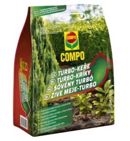 COMPO TURBO FERTILIZER FOR HEDGES 4kg - eurogarden.eu