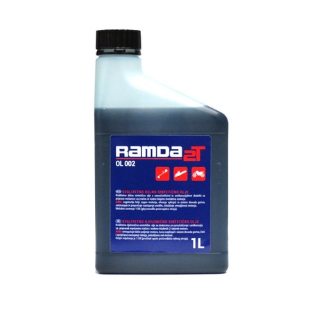 RAMAD OIL 2-STROKE 1:50 GREEN, WITH ADDITIVE 1.0L