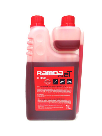 OIL RAMDA-PRO 2T RED 1:50 FUL SYNTHETIC WITH DOZER 1.0L