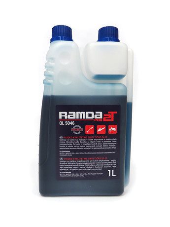 RAMDA-PRO OIL 2T GREEN 1:50 FUL SYNTHETIC WITH DOZER 1.0L