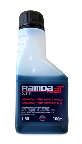 OIL RAMDA-PRO 2T 1:50 FUL SYNTHETIC GREEN 0.1L