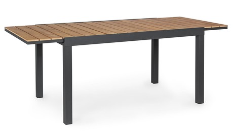 TABLE EXTENSIBLE ELIAS ANTHRACITE 200x140xH90cm