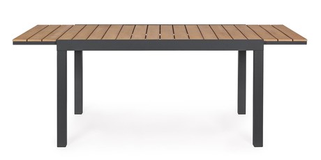 TABLE EXTENSIBLE ELIAS ANTHRACITE 200x140xH90cm