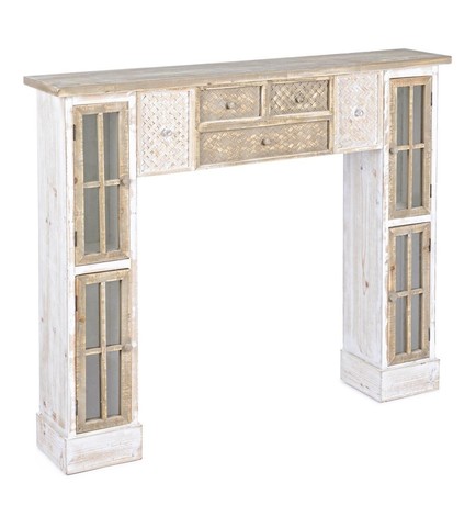 CABINET DECOR FOR FIREPLACE 120x23xH100cm