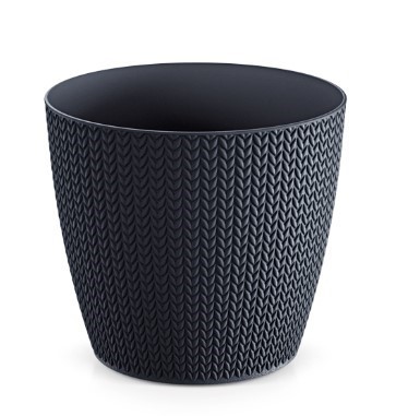 Vaso Per Piante Wheaty 2 Litri, 157x157x138 Mm, Colore Antracite - Resistente Ai Graffi