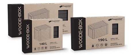 BOX GARDEN WOODEBOX UMBER 585x460x550mm, 140L