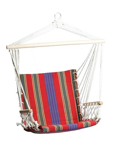 HANGING CHAIR RED, BLUE, LOAD CAPACITY UP TO 150kg, 100x50cm