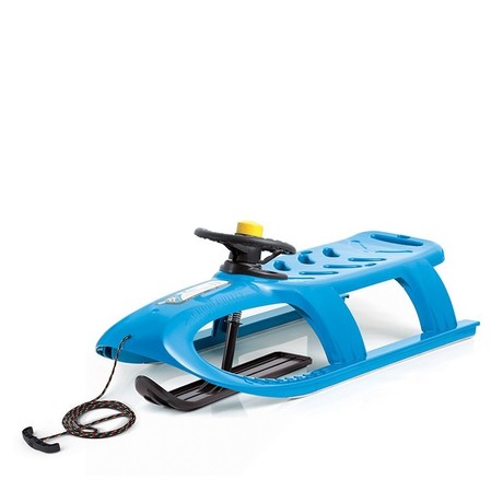 SNOW SLEDGE BULLET CONTROL WITH STEERING WHEEL, BLUE