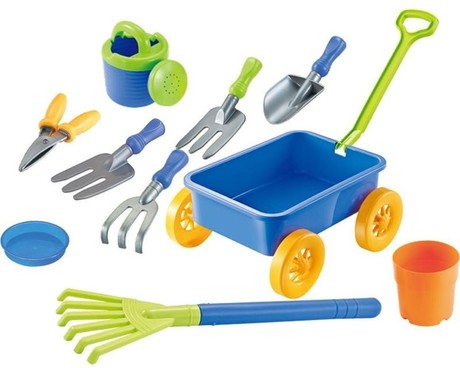 TROLLEY WITH TOYS SET OF 9 pcs
