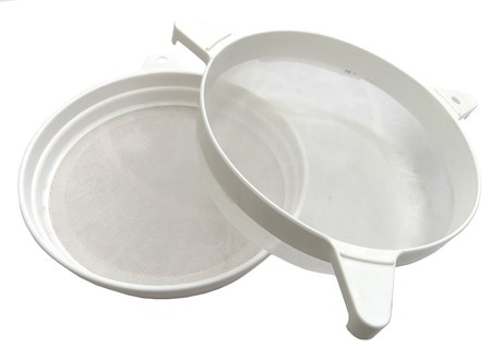 STRAINER FOR HONEY, PVC, TWO-PIECE