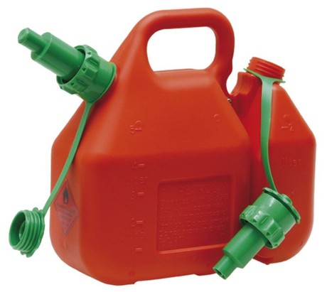 CAN FOR FUEL 6L AND OIL 2,5L ORANGE