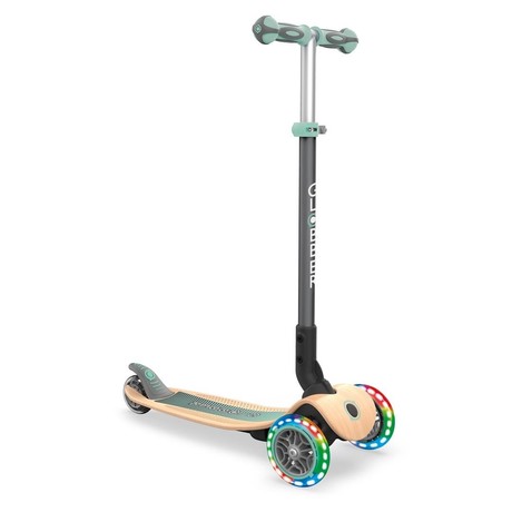 GLOBBER SCOOTER PRIMO FOLDABLE WOOD, MENTA GREEN