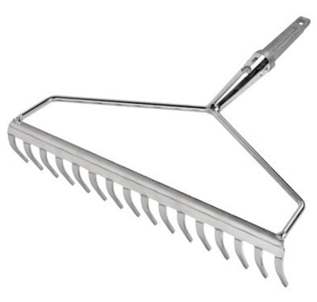 RAKES POLYCLICK 16 TEETH WITHOUT HANDLE