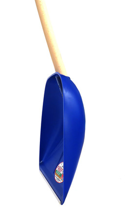 SHOVEL PVC 40cm WITH ALU EDGE AND WOODEN HANDLE 130cm