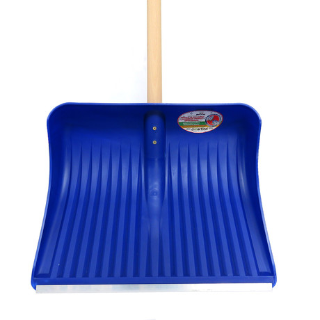 SHOVEL PVC 50cm WITH ALU EDGE AND WOODEN HANDLE 140cm