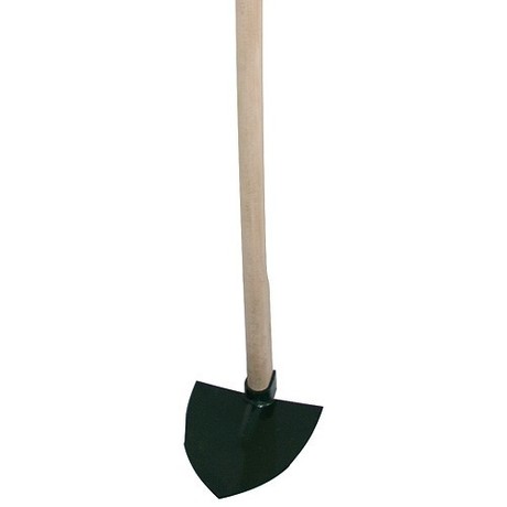 POINTED HOE 600gr WITH WOOD HANDLE 120cm