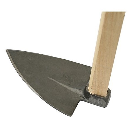 POINTED HOE 750gr WITH HANDLE 120cm