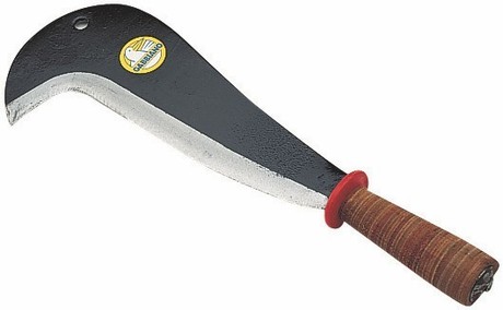 MACHETTE WITH LEATHER HANDLE 13,8x41,5cm