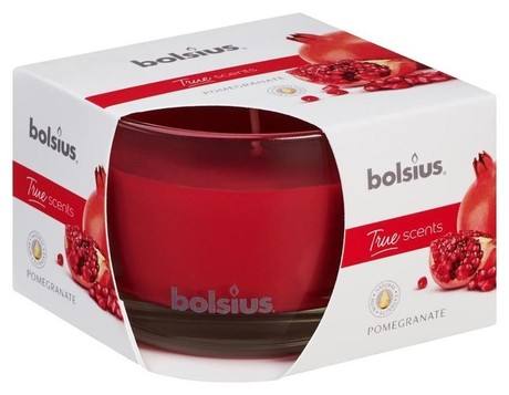TRUE SCENTS CANDLE 63x90mm POMEGRANATE
