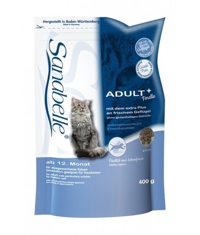 SANABELLE ADULT CAT FOOD WITH TROUT 400g
