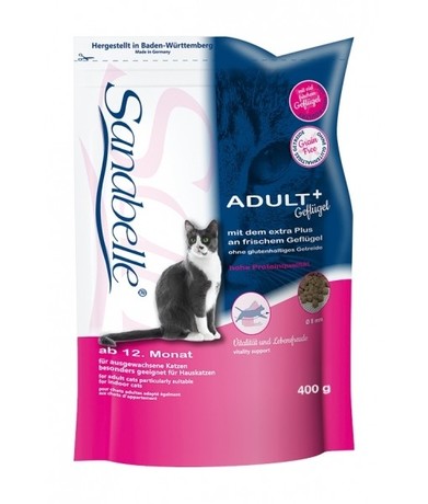 SANABELLE ADULT CAT FOOD WITH POULTRY 400g