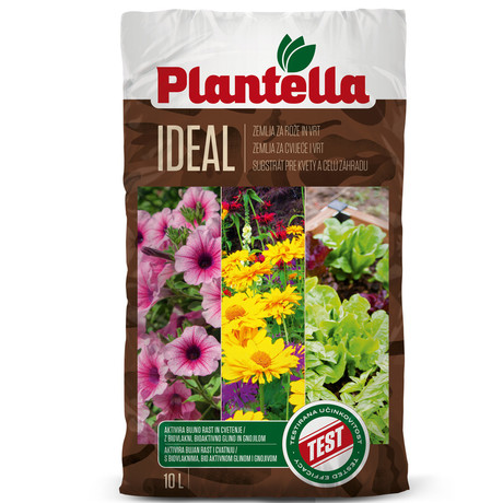 PLANTELLA IDEAL SOIL FOR FLOWERS AND GARDENS 10lit
