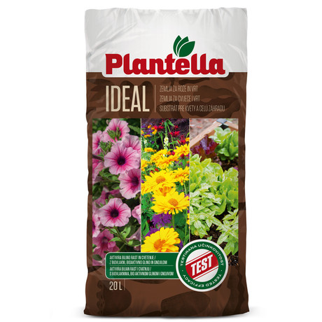 PLANTELLA IDEAL SOIL FOR FLOWERS AND GARDEN 20lit