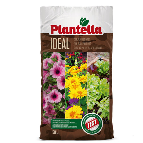 PLANTELLA IDEAL SOIL FOR FLOWERS AND GARDEN 50lit