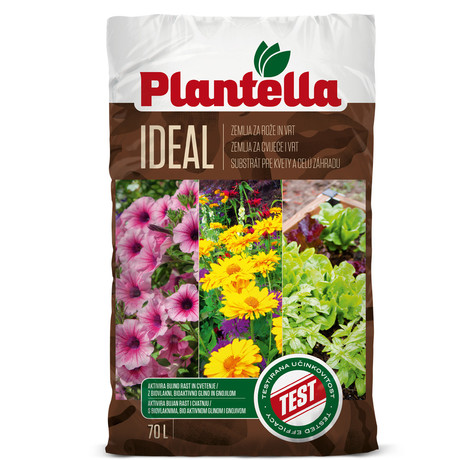 PLANTELLA IDEAL SOIL FOR FLOWERS AND GARDEN 70lit